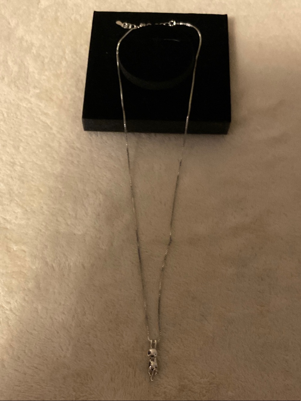 Minimalist Silver Pendant Necklace in Silver